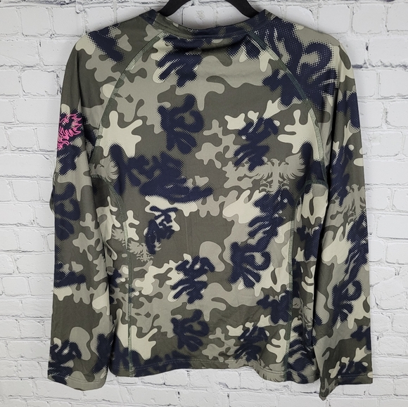 BULA | thermal base layer crewneck long sleeve camo top - Picture 4 of 6